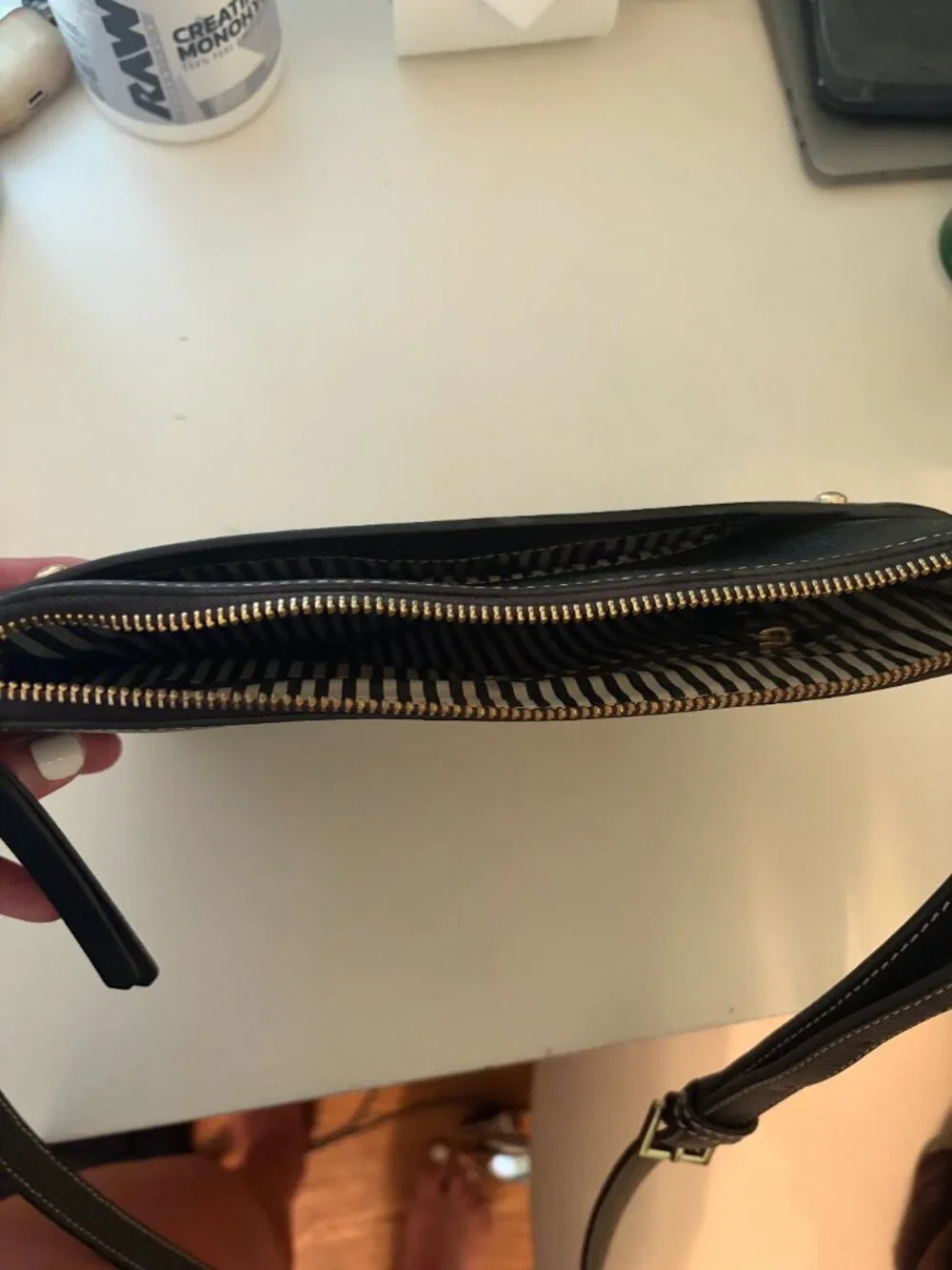 Black Kate Spade Purse 10.5